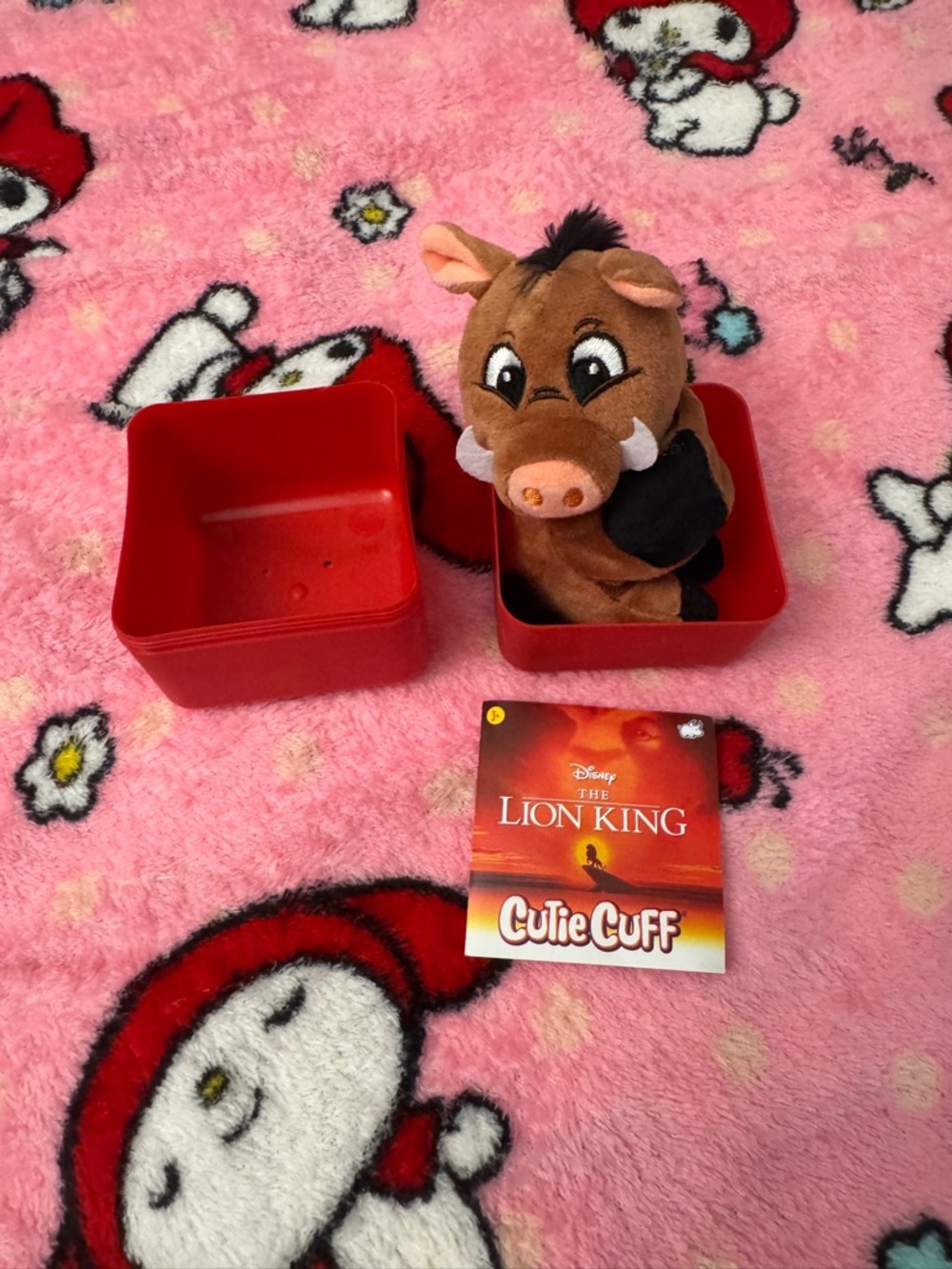 The Lion King Pumbaa Cutie Cuff collectible NEW